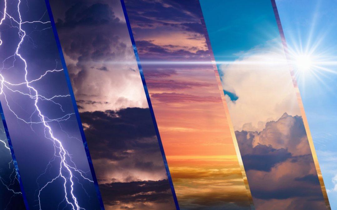 An image depicting different weather.